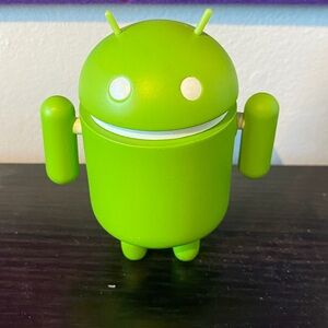 Green Android Figurine